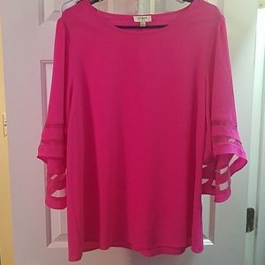 Umgee short sleeve shirt with details..mint..